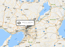 アスティルホテル新大阪 地図